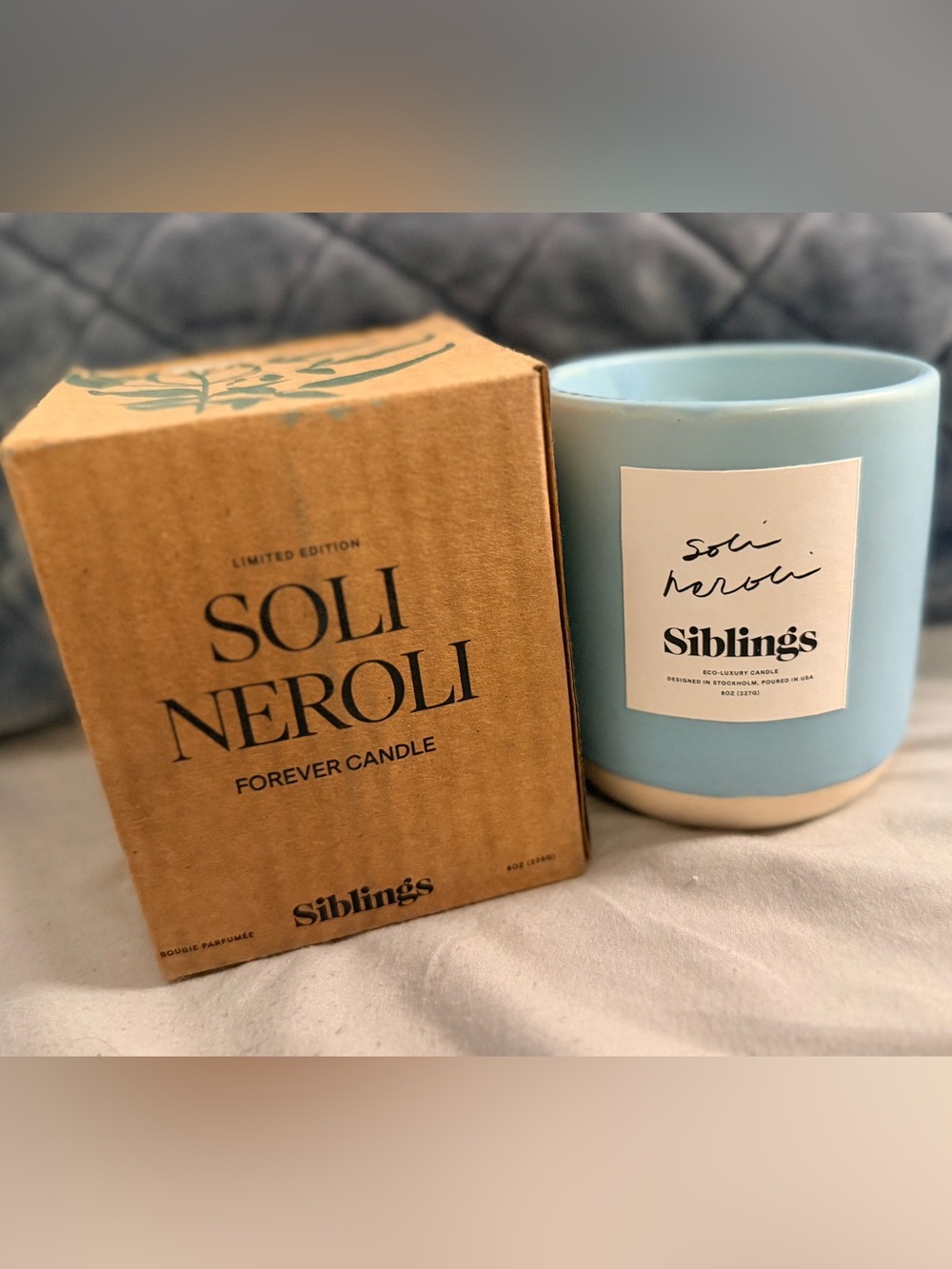Siblings- Soli Neroli Forever Candle